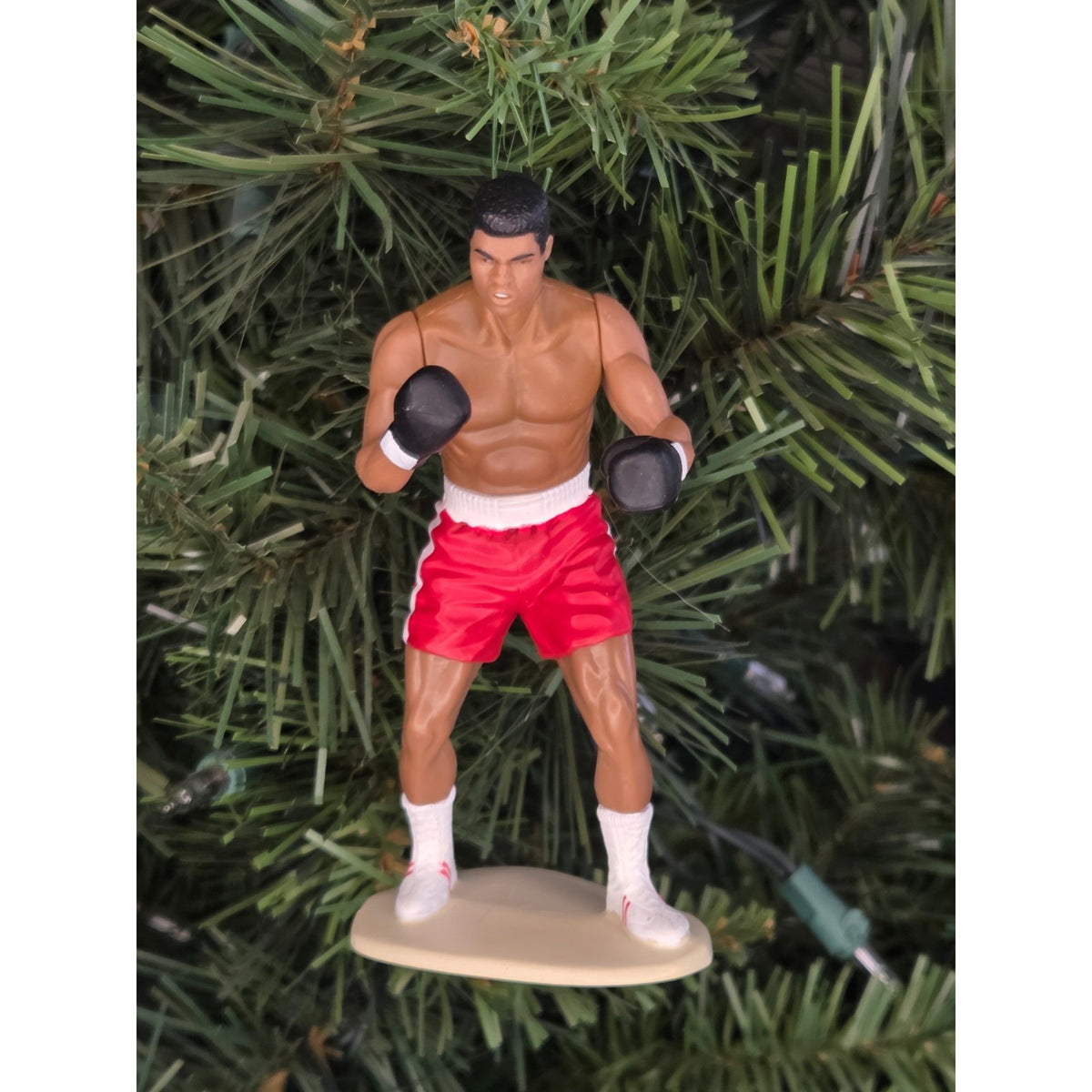 Muhammad Ali Cassius Clay Boxing Xmas Holiday Tree Ornament WBA Olympic GREATEST