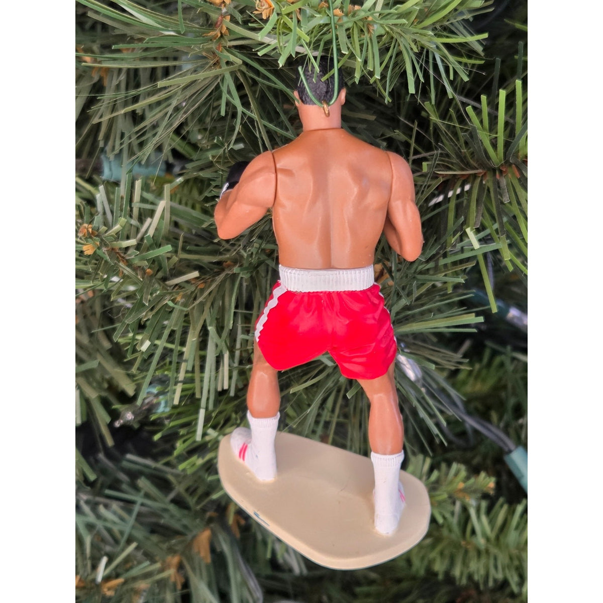 Muhammad Ali Cassius Clay Boxing Xmas Holiday Tree Ornament WBA Olympic GREATEST