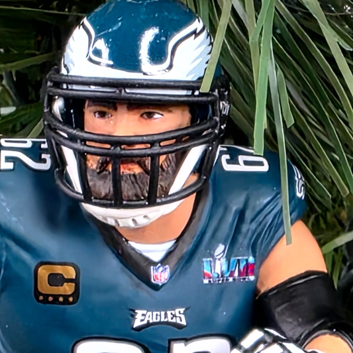 Jason Kelce Philadelphia Eagles Football NFL Xmas Ornament Holiday Jersey #62 SB