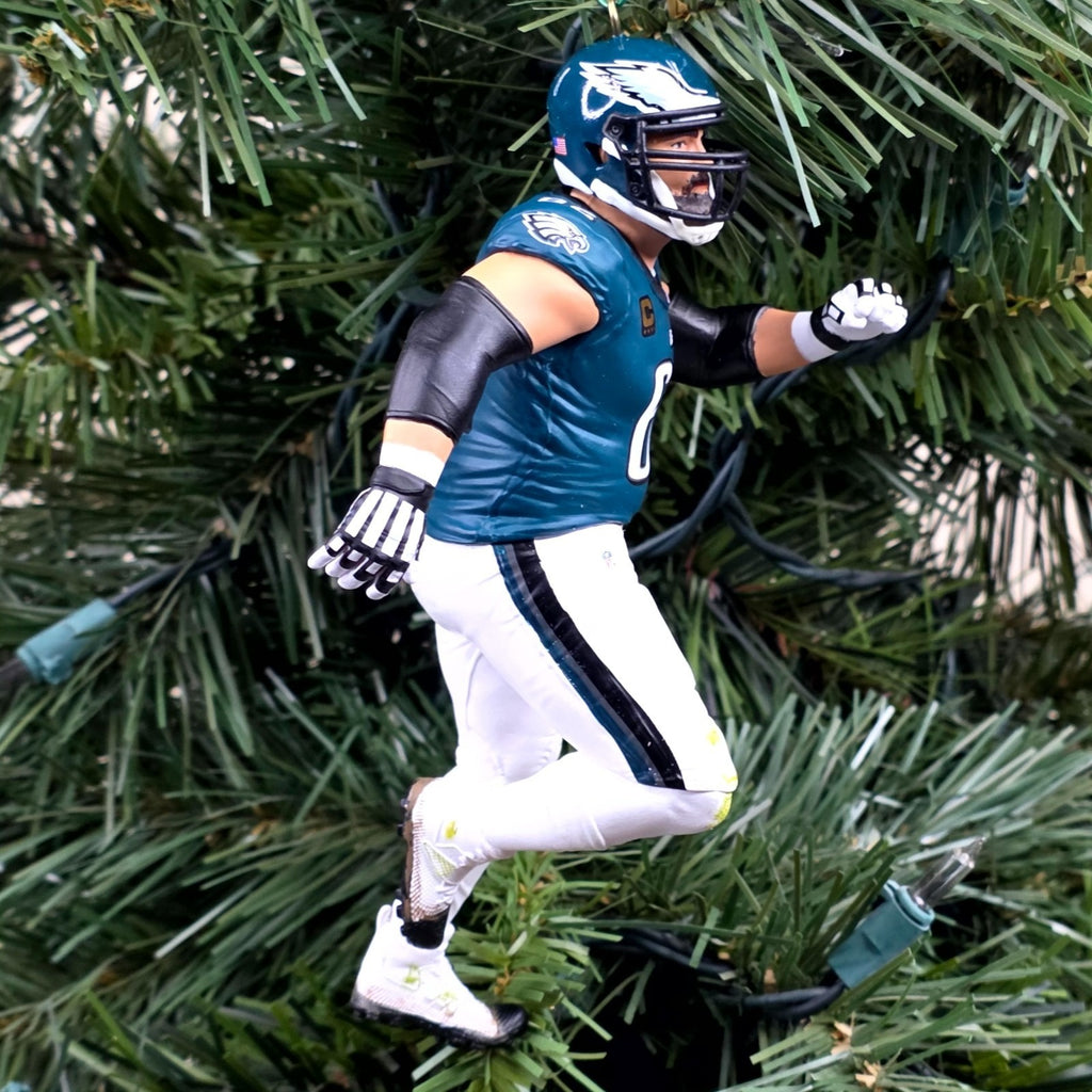 Jason Kelce Philadelphia Eagles Football NFL Xmas Ornament Holiday Jersey #62 SB