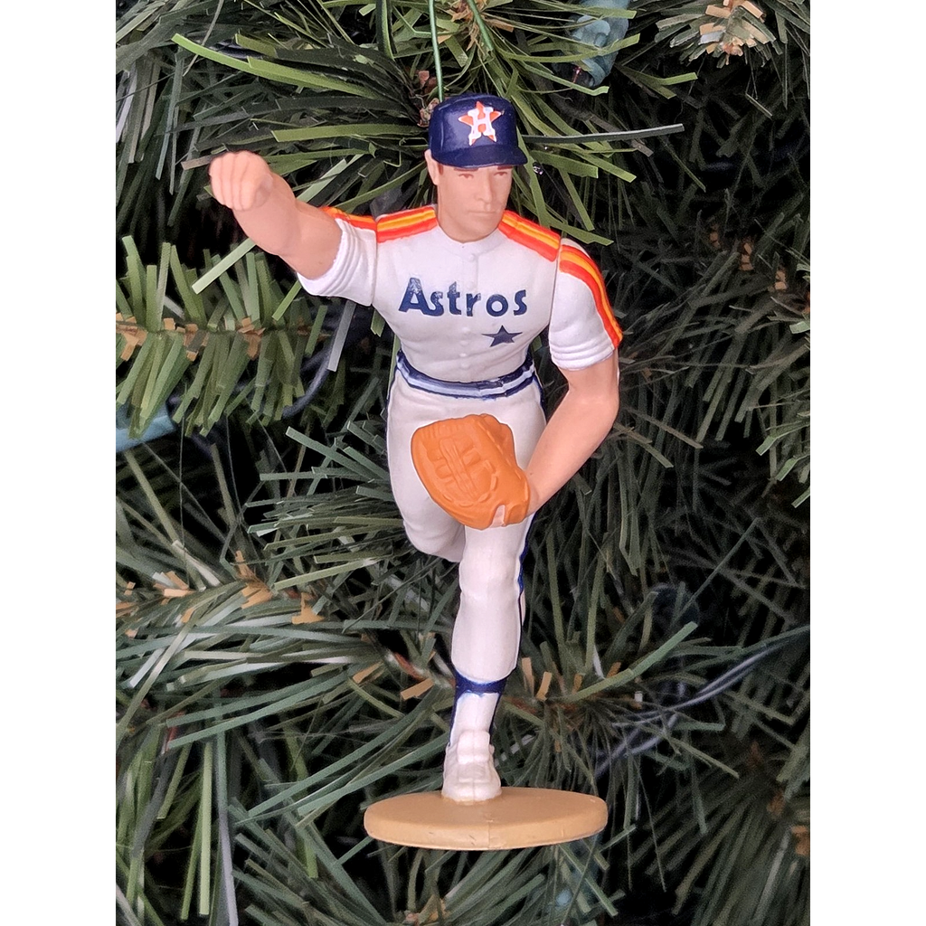 Nolan Ryan Houston Astros Baseball MLB Xmas Tree Holiday Ornament vtg Jersey #34