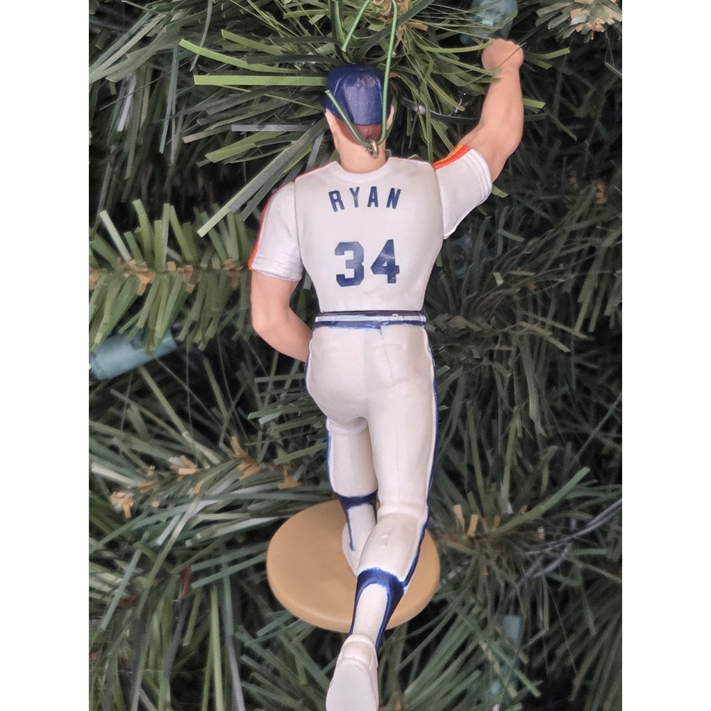 Nolan Ryan Houston Astros Baseball MLB Xmas Tree Holiday Ornament vtg Jersey #34
