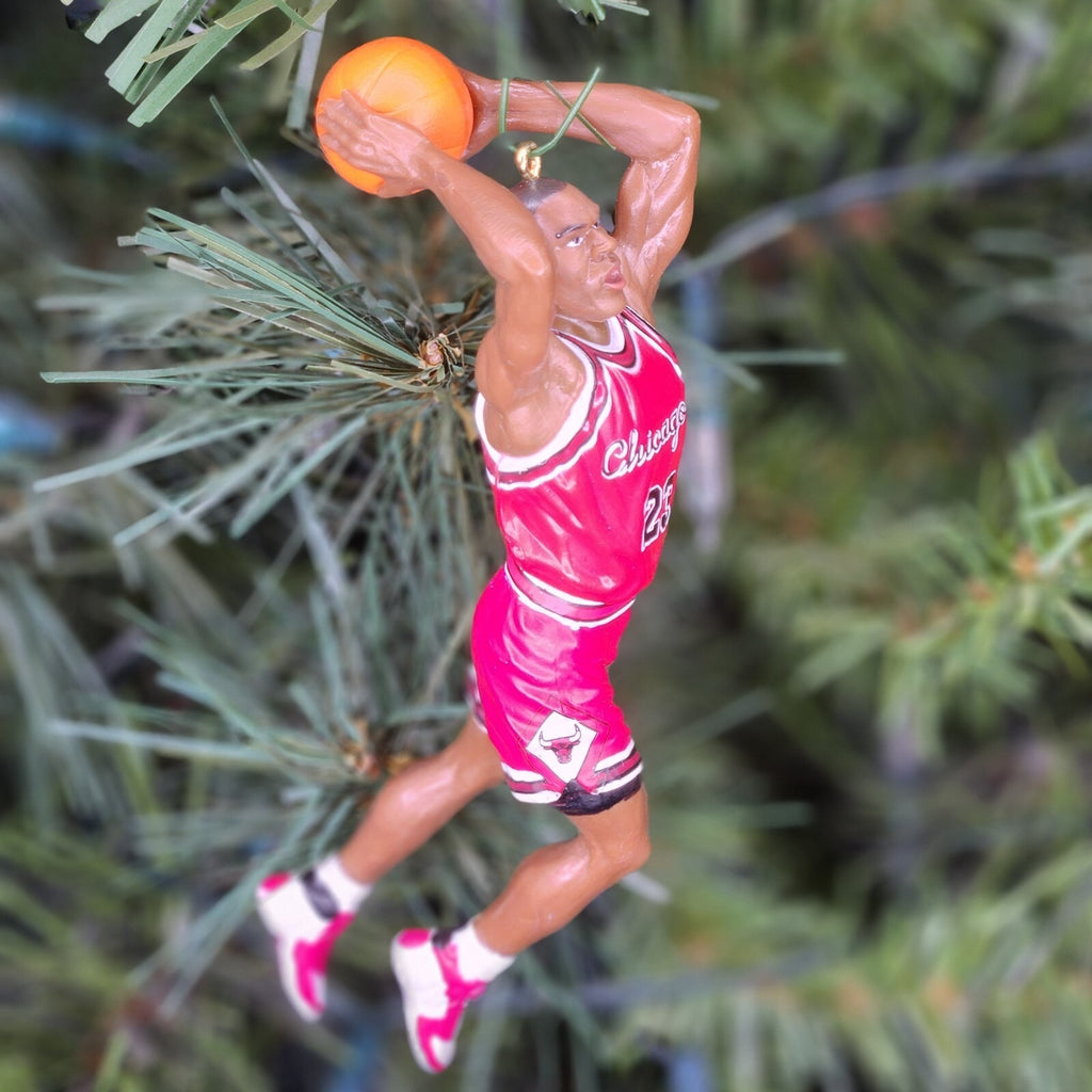 Michael Jordan Chicago Bulls NBA Basketball Xmas Ornament Holiday vtg Jersey 23