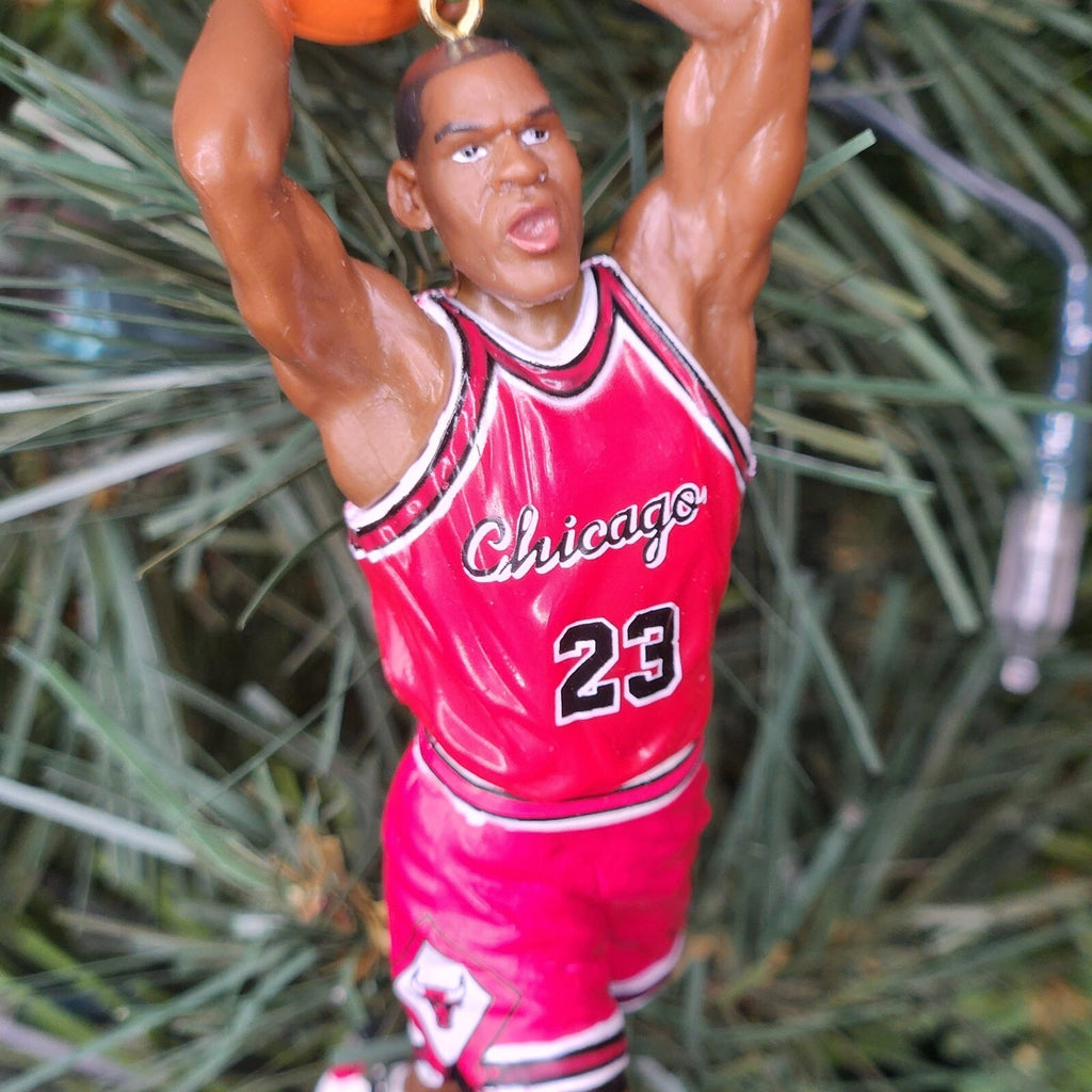 Michael Jordan Chicago Bulls NBA Basketball Xmas Ornament Holiday vtg Jersey 23