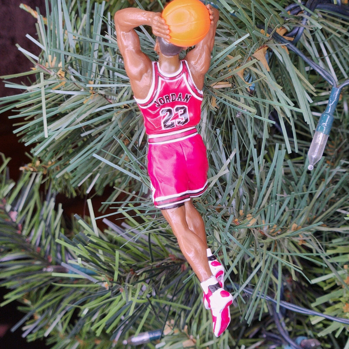 Michael Jordan Chicago Bulls NBA Basketball Xmas Ornament Holiday vtg Jersey 23