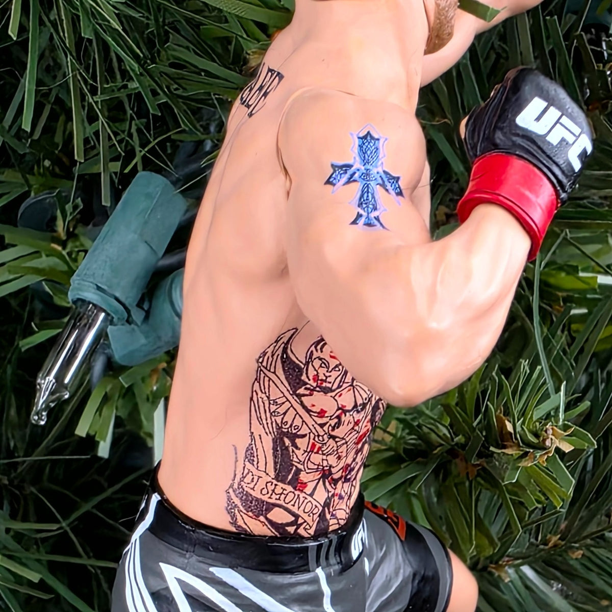 Justin The Highlight Gaethje UFC MMA BMF Championship Xmas Tree Ornament Holiday