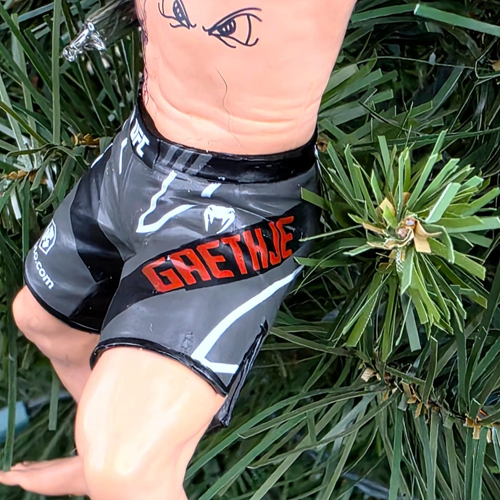 Justin The Highlight Gaethje UFC MMA BMF Championship Xmas Tree Ornament Holiday