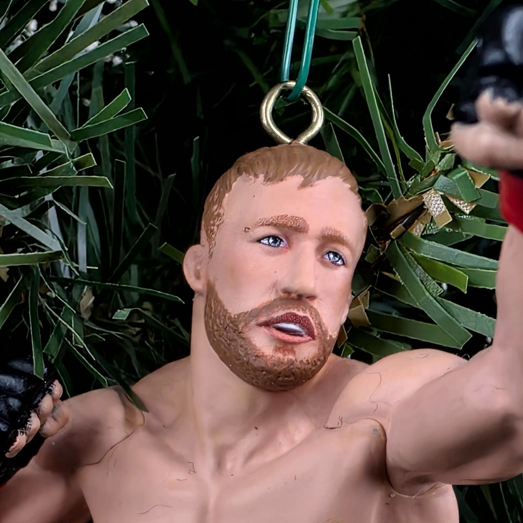Justin The Highlight Gaethje UFC MMA BMF Championship Xmas Tree Ornament Holiday