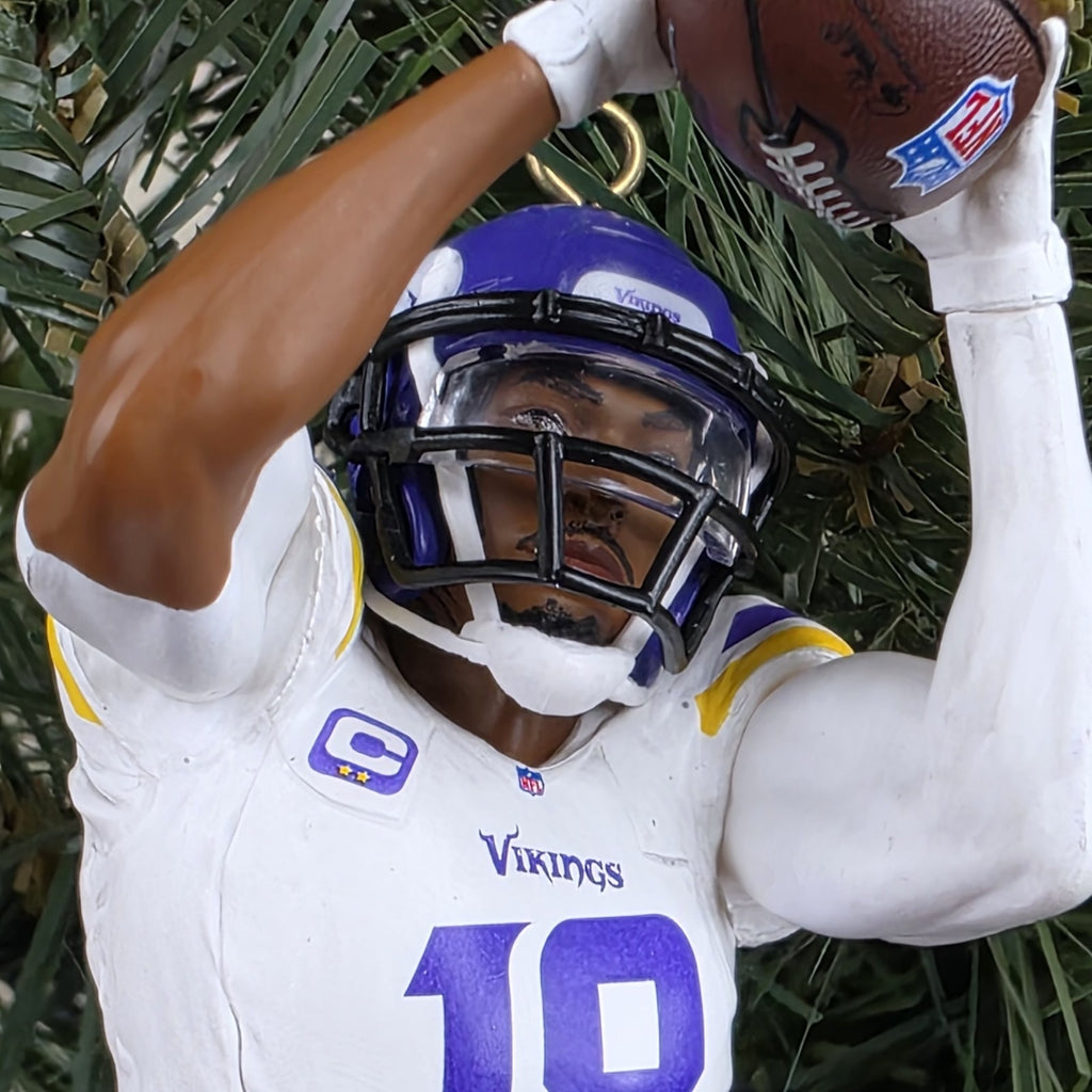 Justin Jefferson Minnesota Vikings Football NFL Xmas Ornament Holiday Jersey #18
