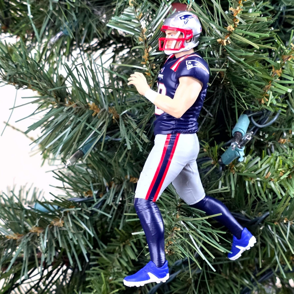 Drake Maye New England Patriots Football NFL Xmas Ornament Holiday Jersey #10