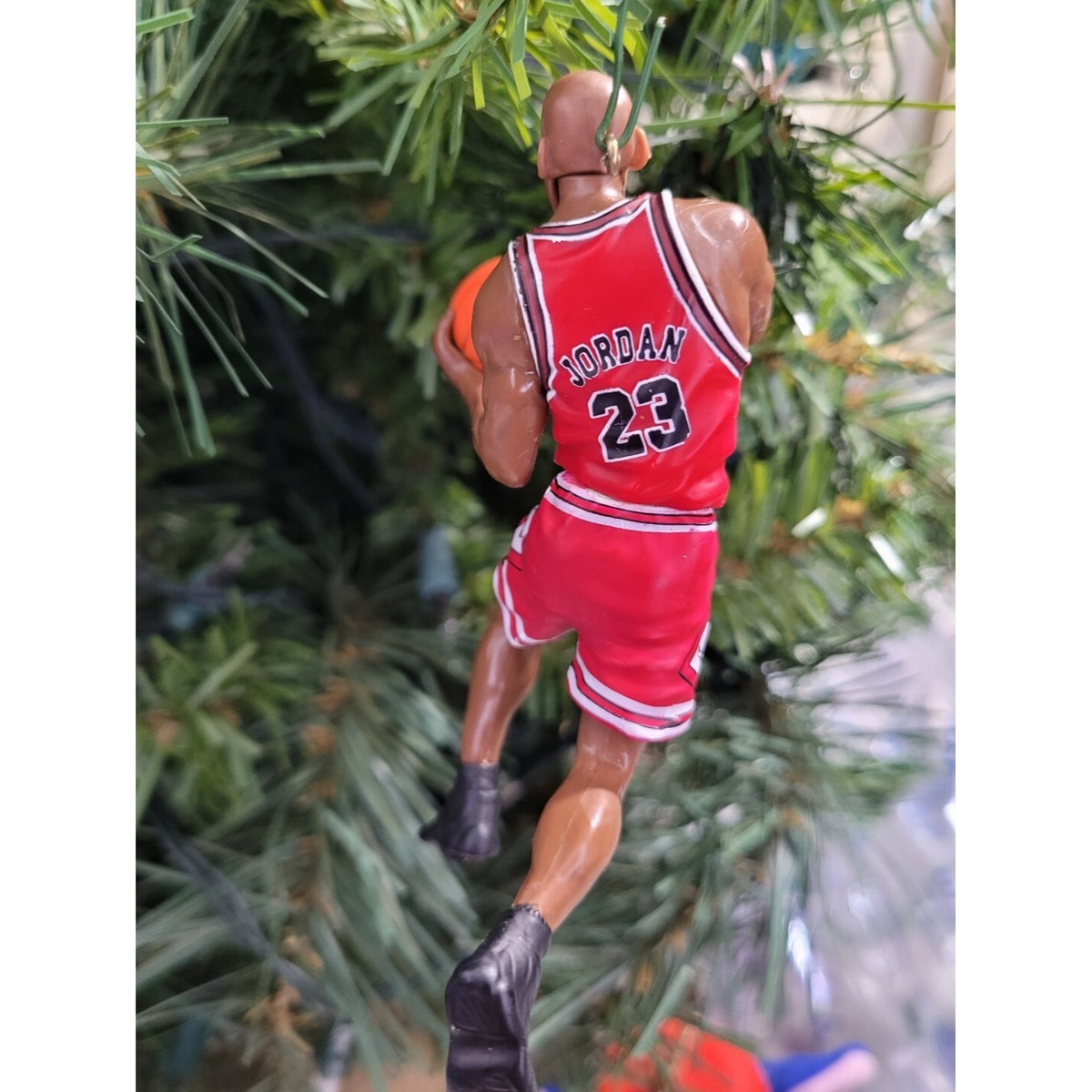 Michael Jordan Chicago Bulls NBA Basketball Xmas Ornament Holiday vtg Jersey 23